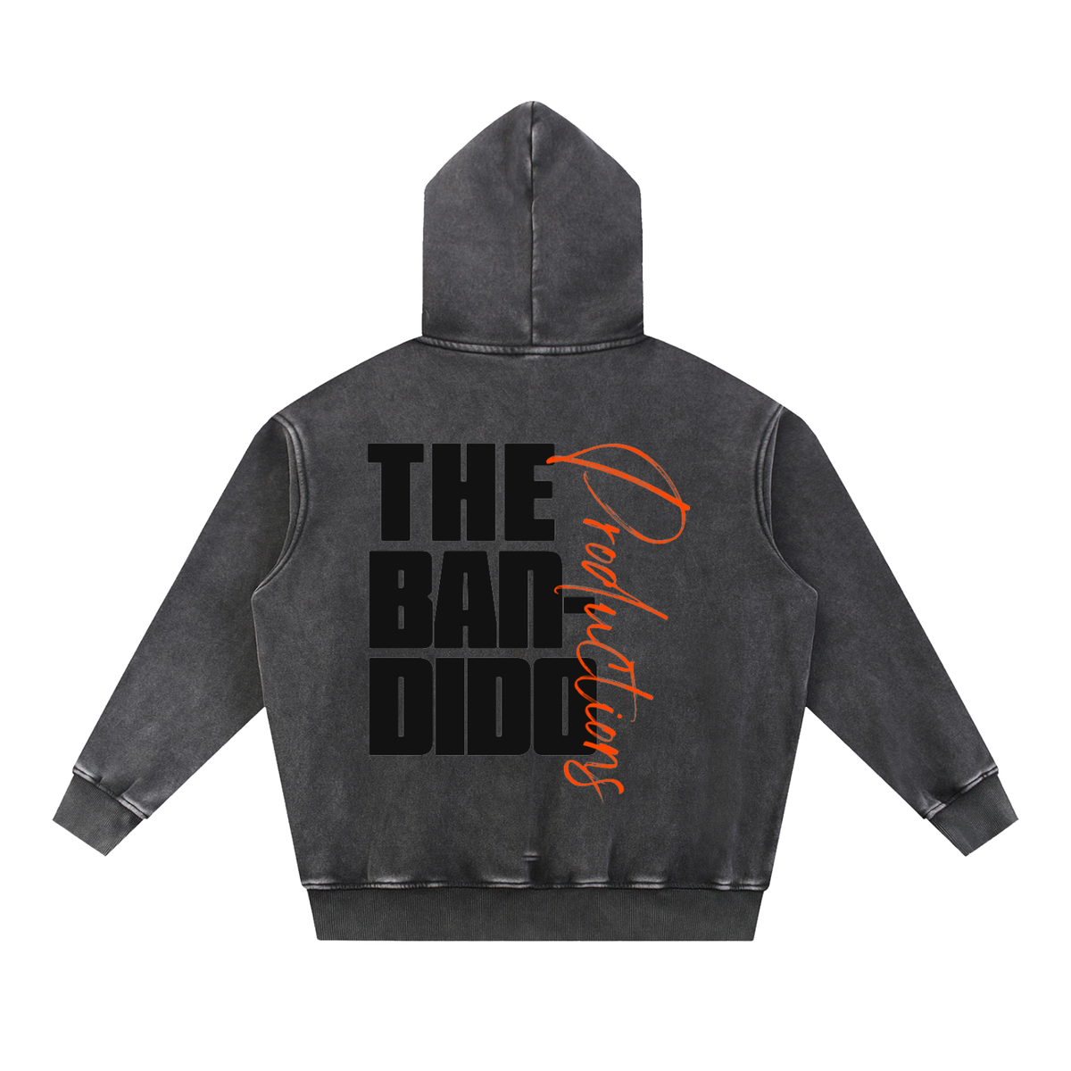 Bandido Productions Snow Wash Fleece Oversize Hoodie