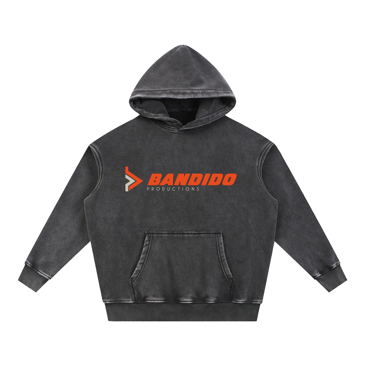 Bandido Productions Snow Wash Fleece Oversize Hoodie